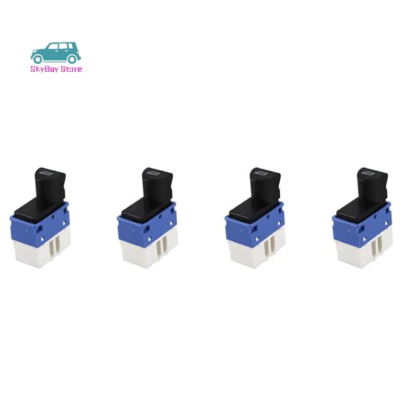 4X New Front Right Electric Power Window Single Switch Fit For FIAT SIENA ALBEA PALIO 98809719