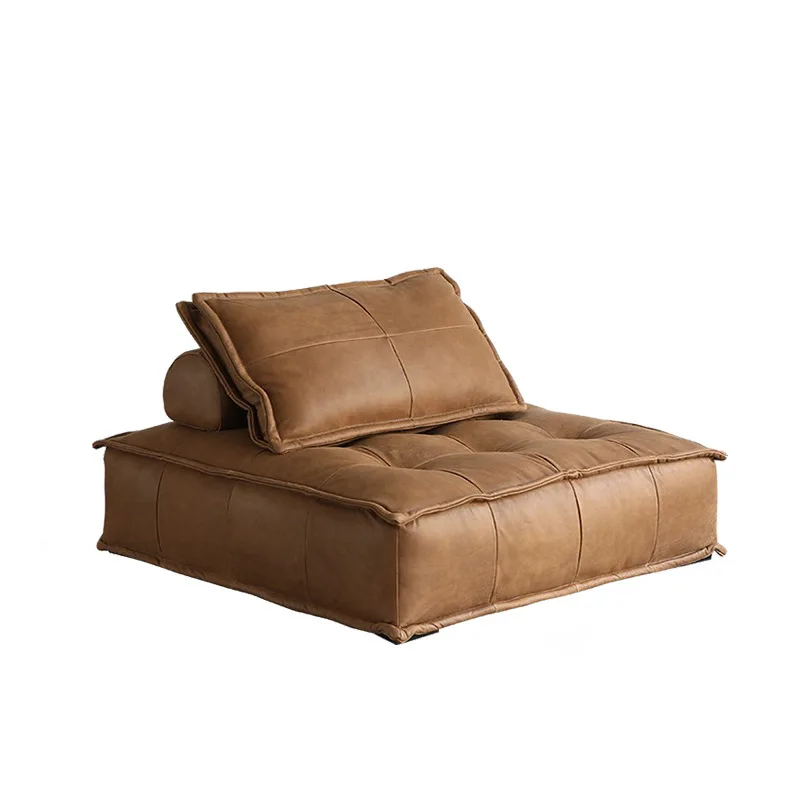 

Tofu block fabric single simple square sofa