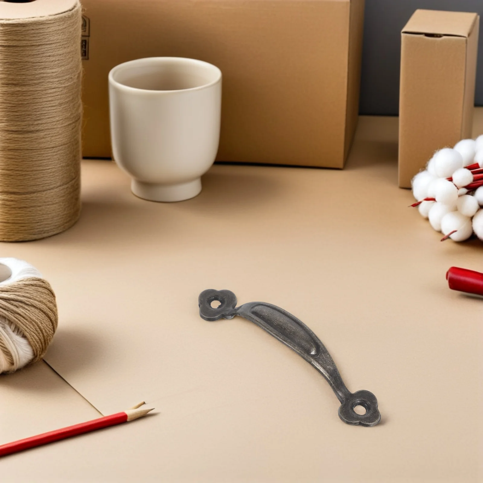 

10Pcs Rustic Cabinet Handles Vintage Zinc Alloy Furniture Hardware Smooth Texture Silent Operation Easy Installation Decorative