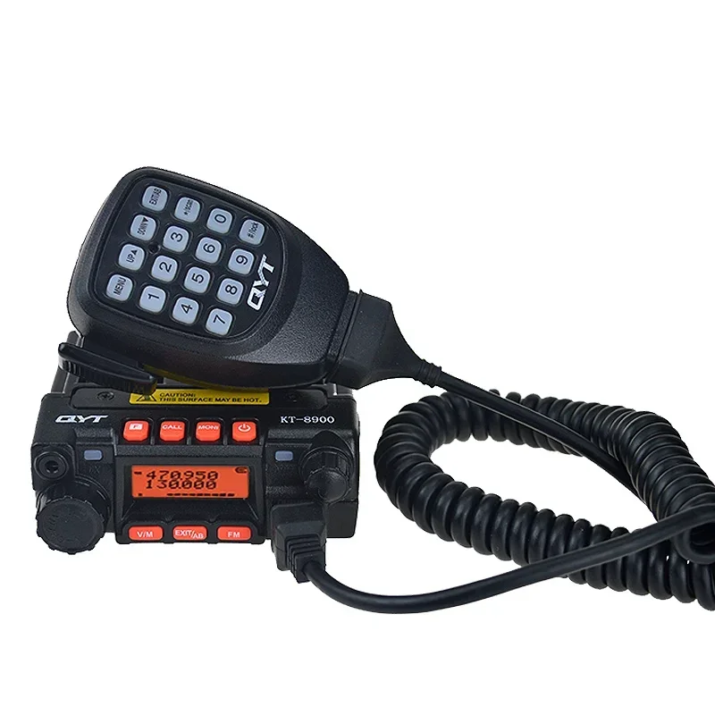 QYT-KT8900 mini car platform 1-50km go on road trip car-mounted high-power walkie-talkie UV dual section