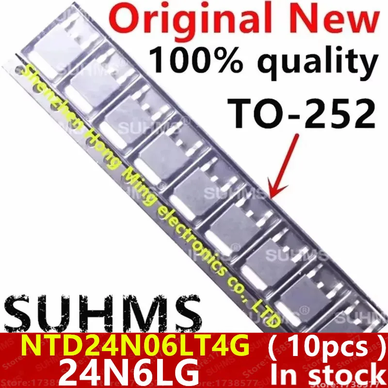 (10piece)100% New NTD24N06LT4G NTD24N06LG NTD24N06 24N06LG 24N6LG TO-252