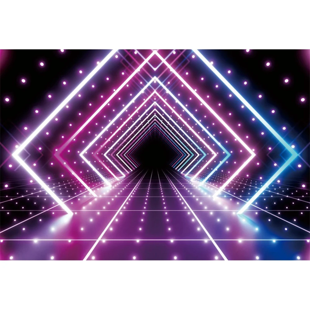 Fondo de fotografía de escenario de Color láser, apertura fluorescente fresca, decoración de fiesta de baile, retrato de adultos, fondo fotográfico