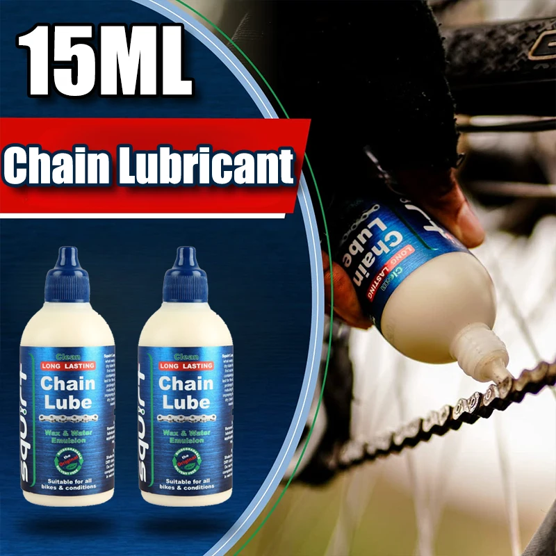 Bicycle Chain Wax Maintenance Oil 15ML Mountain Bike Road Bike Special Lubricant Chain Gear Oil for All Bicycle Chain Tools