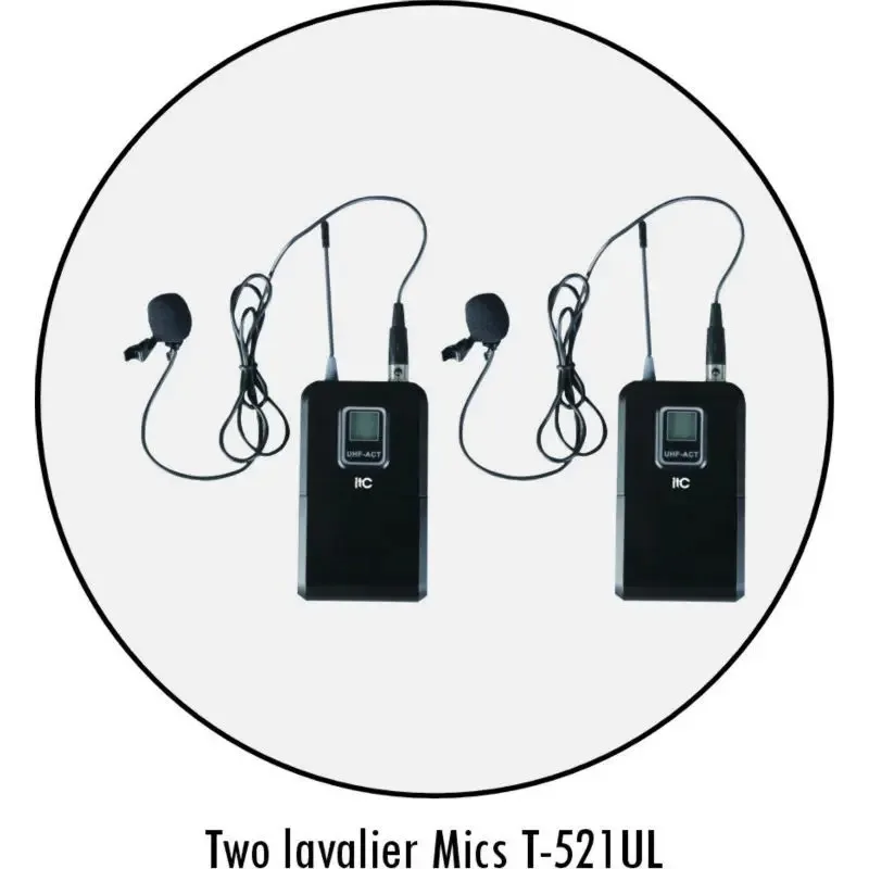 ITC PA System LCD Wireless Uhf Microphone