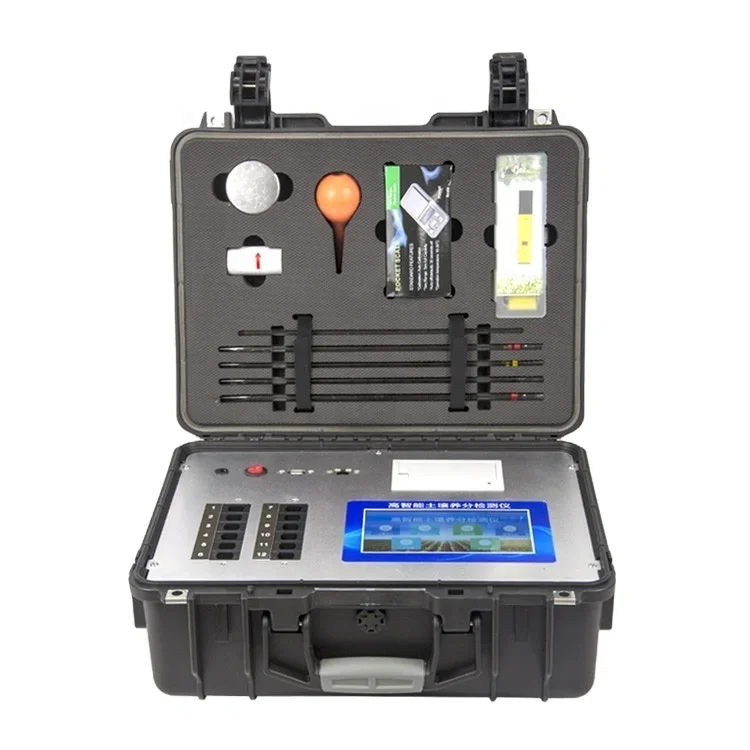 

Factory direct sales of soil composition testing equipment, agricultural intelligent soil nutrient analyzer testing kit