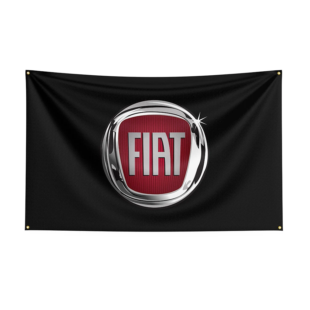 

90x150cm FIATs Flag Polyester Prlnted Raclng Car Banner For Decor 1