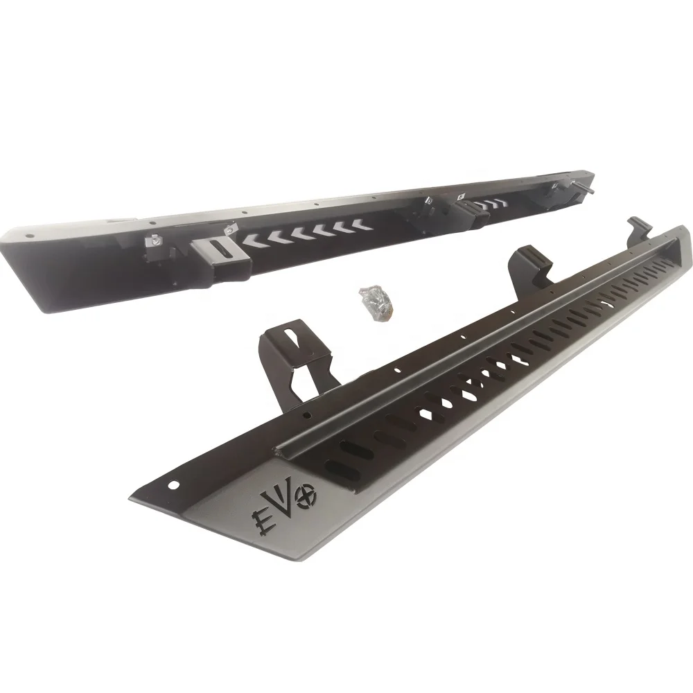 

black side steps running board steel material for jeep jl 4 doors