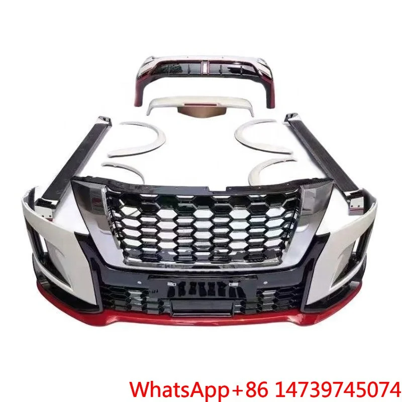 2020-2024 Y62 Patrol NISMO Style Conversion Body Kit Front Rear Bumper With Fog Light Exterior PartsCar Parts Body Kit