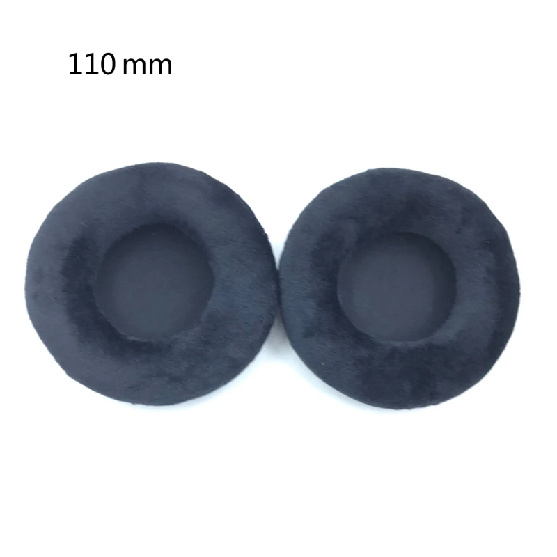 2PCS Easily Replaced Ear Pads 60mm-110mm Headphone Thicker Foam Covers Cushion Sleeves Headset Earpads Props L41E