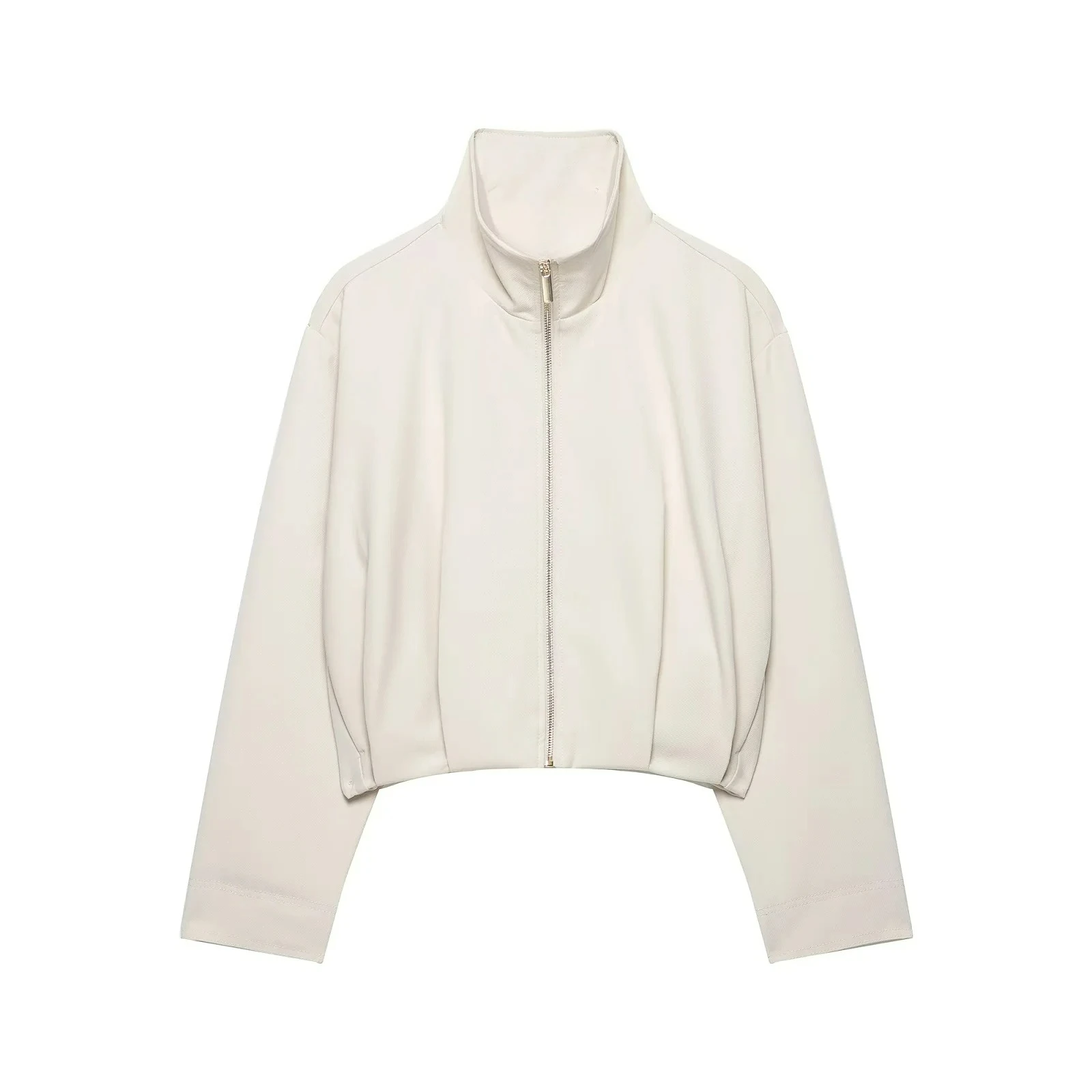 KONDALA Casual Chic Damenjacke Stehkragen Reißverschlusstaschen Langarmjacke Neue Mode 2026 Herbst Ausgehjacke für Mädchen – Detail 8