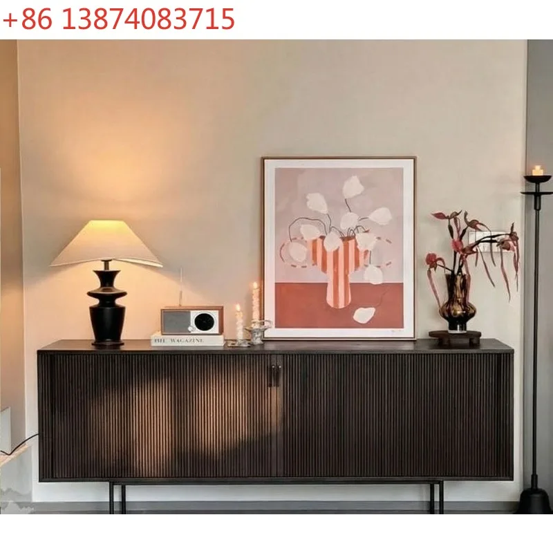 Teak Double Door TV Cabinet, Side Cabinet