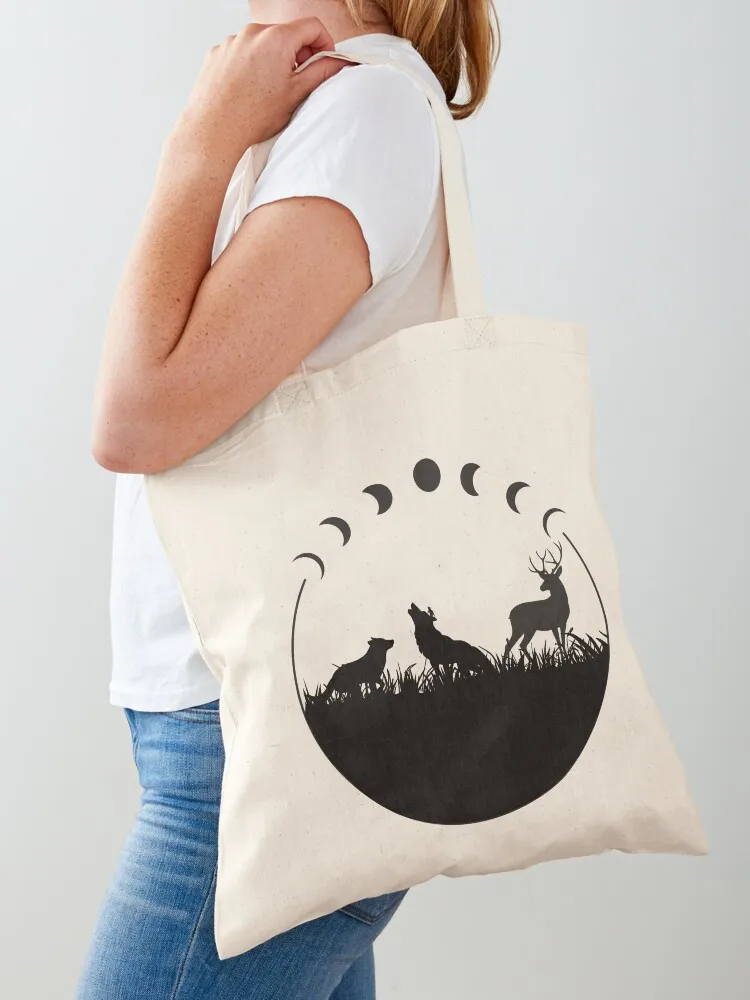 All The Young Dudes Moon Phases Tote Bag Women's bags Big bag women Women's beach bags shopping bags foldable