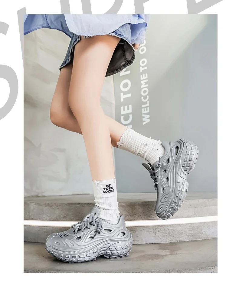 2025 neue Sommer Mode Liebhaber Sandalen EVA Baotou männer Sandalen Outdoor Dicken Boden Loch Schuhe Luxus Strand Männer garten Schuhe – Detail 16