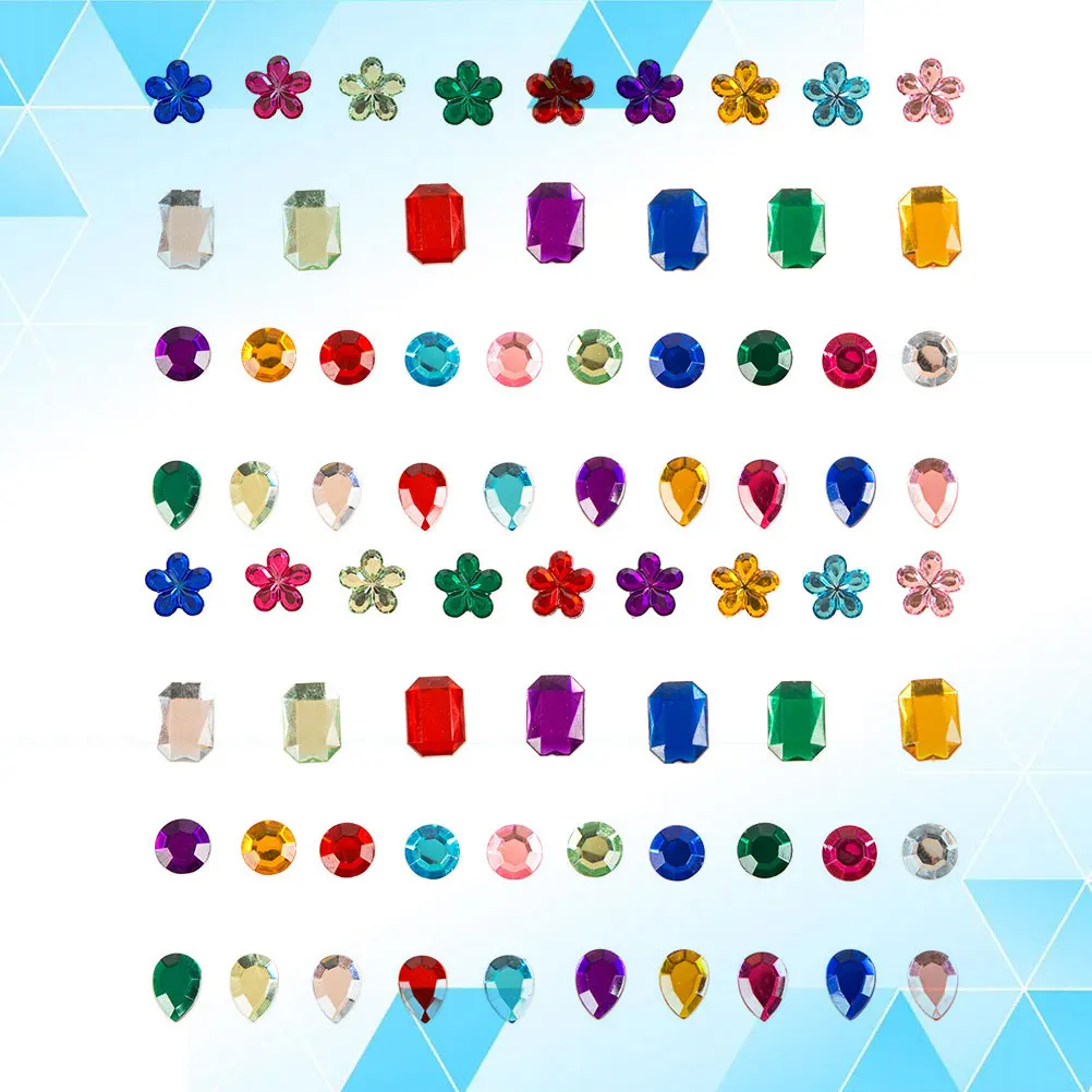 

Crafting Colored Diamond Handmade Materials Pentagram Crystal Sticker Rhinestones Crafts