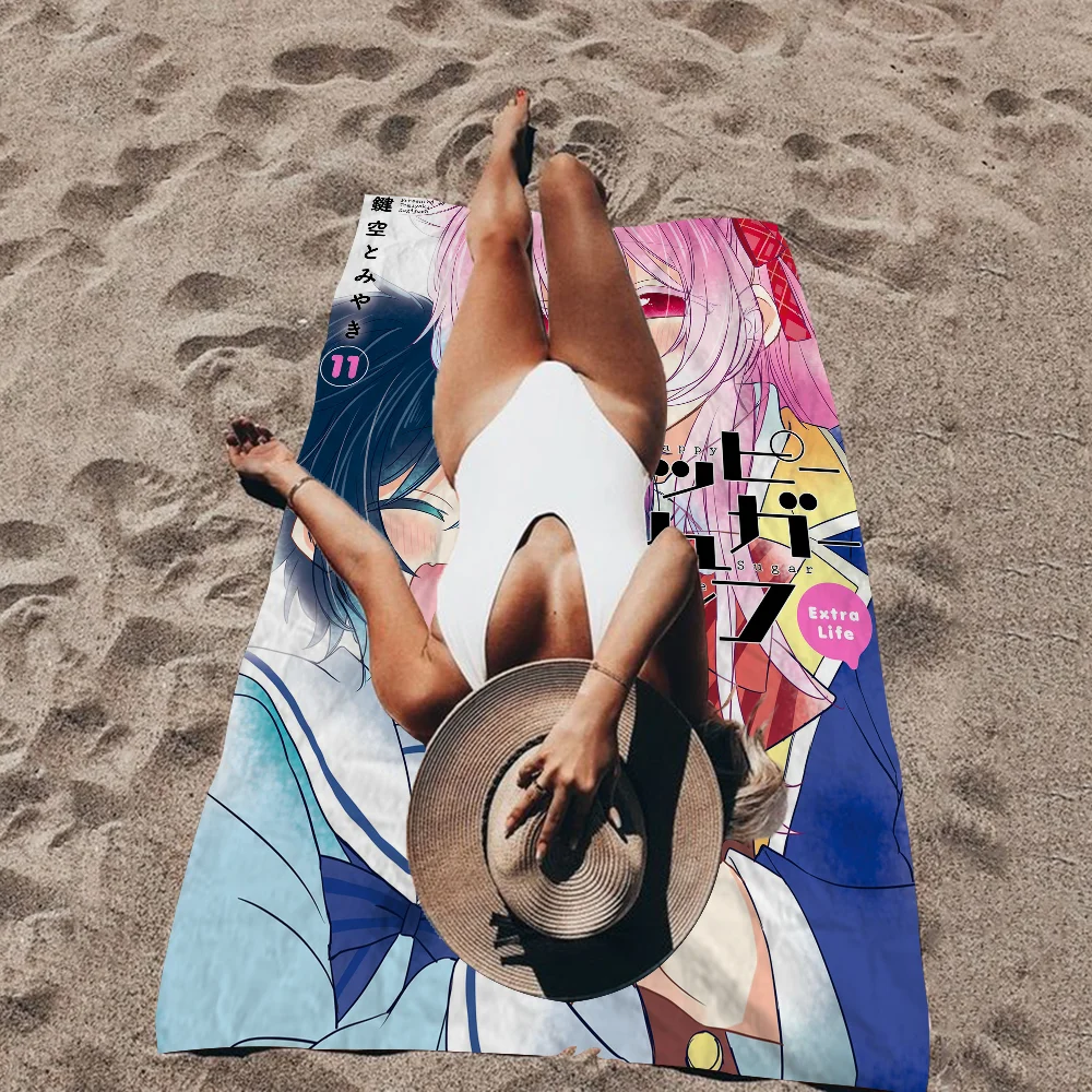 

Happy Sugar Life Matsuzaka Big Microfiber Beach Towels Quick Dry Towel Sand Beach Towels Pool Towel For Travel Swim Pool Yoga