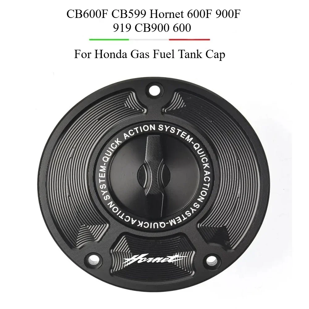 For CB600F CB599 Hornet 600F 900F 919 CB900 600 Keyless Motorcycle Fuel Gas Tank Cap Cover