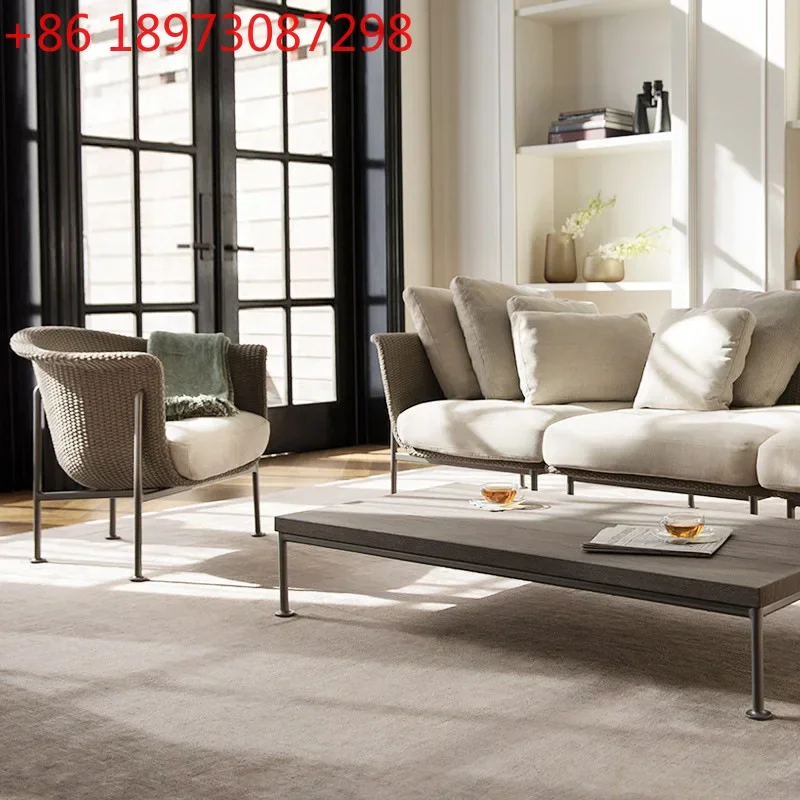 

Плетеное кресло, уличный диван, комплект из маленького чайного столика и стульев для двора, балкона, сада, отдыха на открытом воздухе, для дома и дачи.