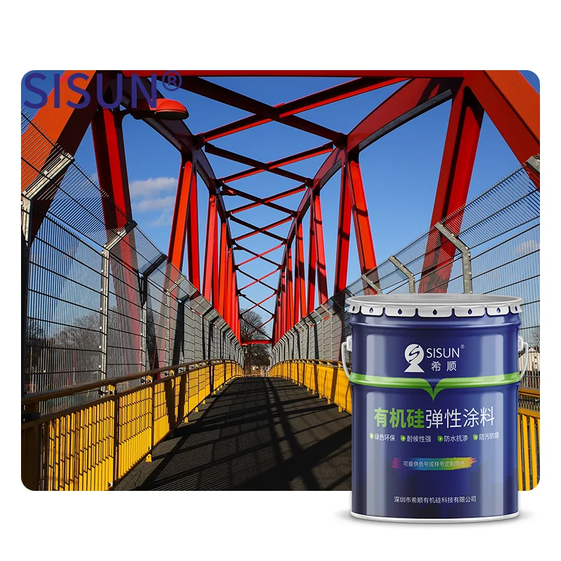 SISUN XS-G5202 Anti-crack Anti-wind Sand Silicone Coating, Marine Pipeline Anti-corrosion Coating, Silicone Decorative Coating