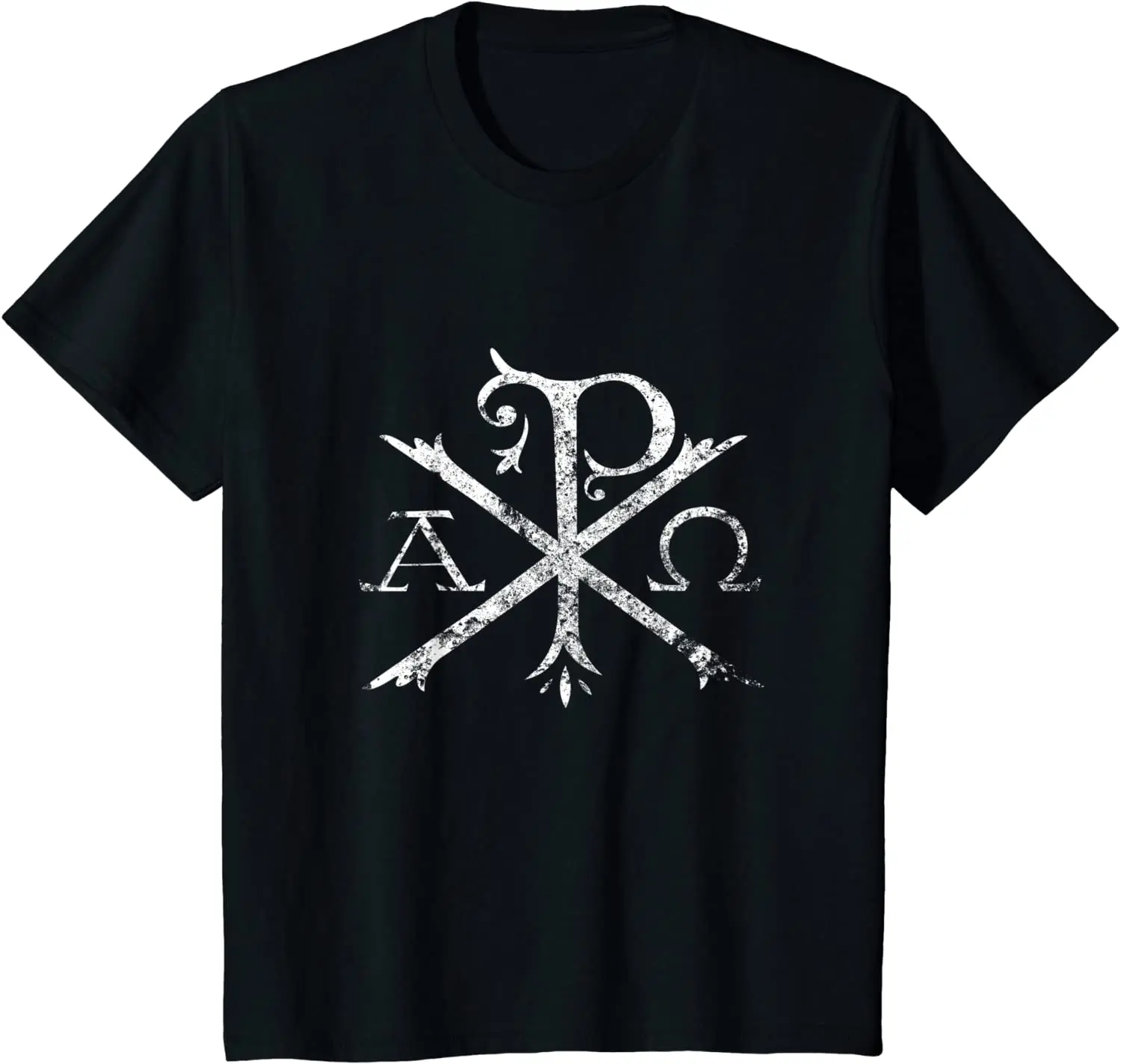 Christian Chi Rho Labarum Christogram Cross Faith T-Shirt. Summer Cotton O-Neck Short Sleeve Mens T Shirt New S-3XL