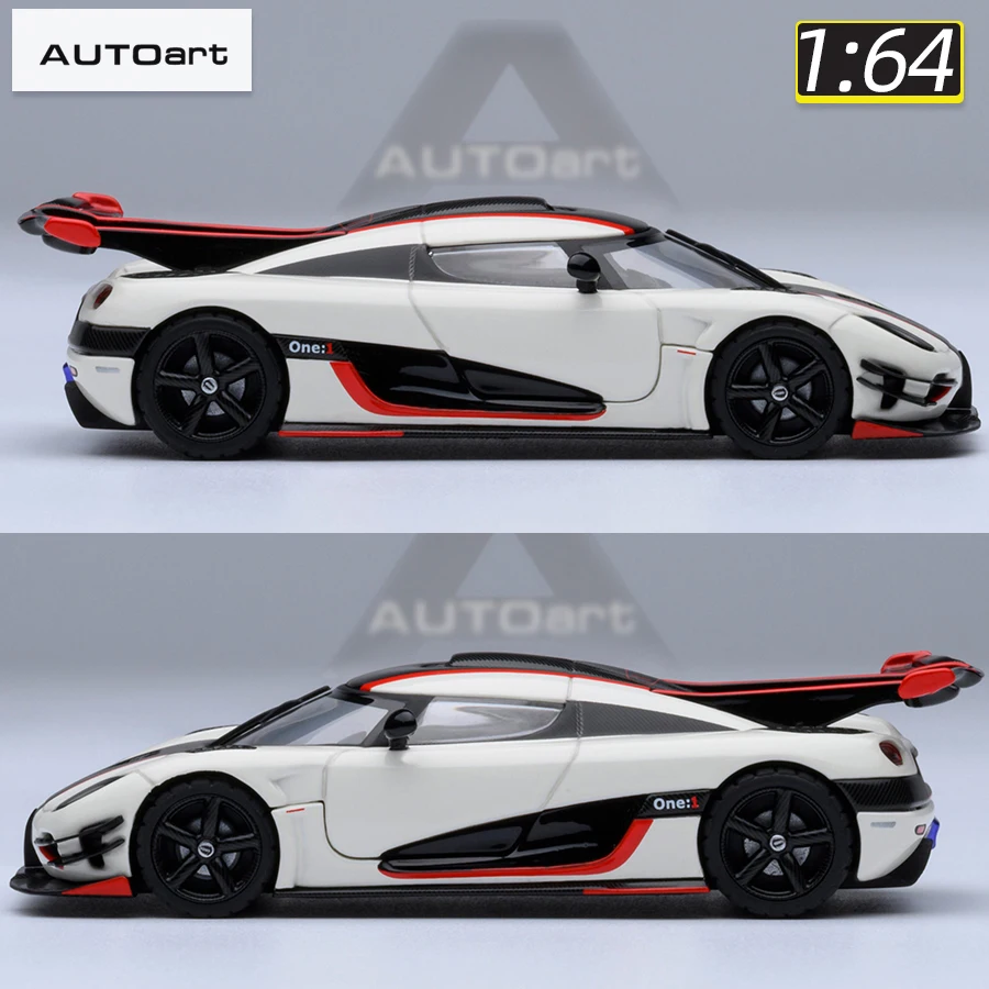 AUTOART 1/64 New Koenigsegg One:1 Sports car model Static decoration Holiday gift collection multicolor optional