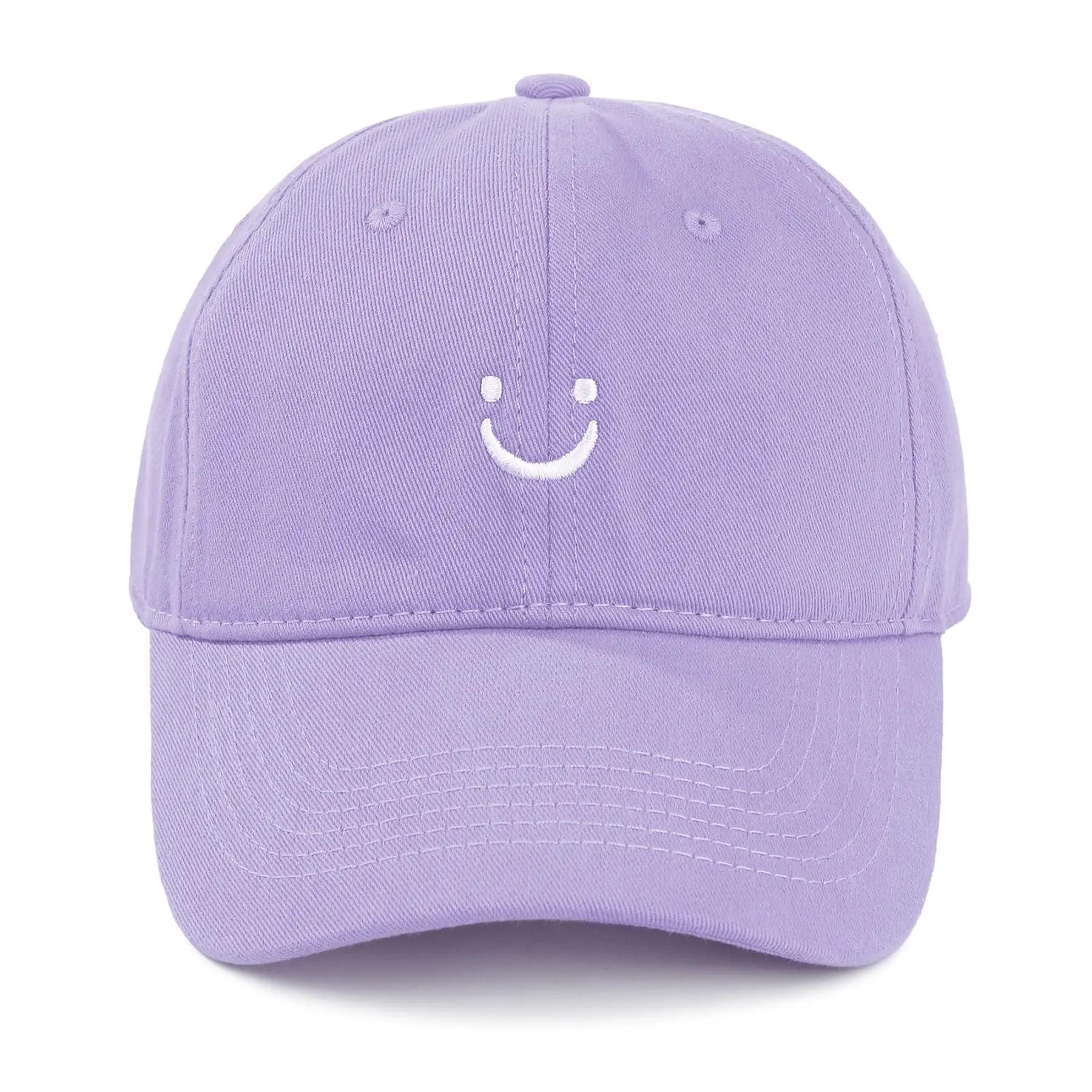 Smile Baseball Caps Embroider Smiling Face Hat happy Lovers hats trucker hat Mom hat Dad hat adjustable