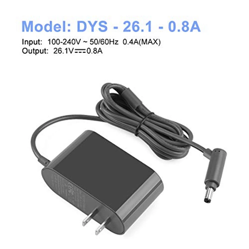 Ładowarka z wtyczką US do Dyson Adapter AC do Dyson 26.1V Battery V6 V7 V8 DC58 DC59 DC61 DC62 SV03 SV04 SV05 SV06 odkurzacz