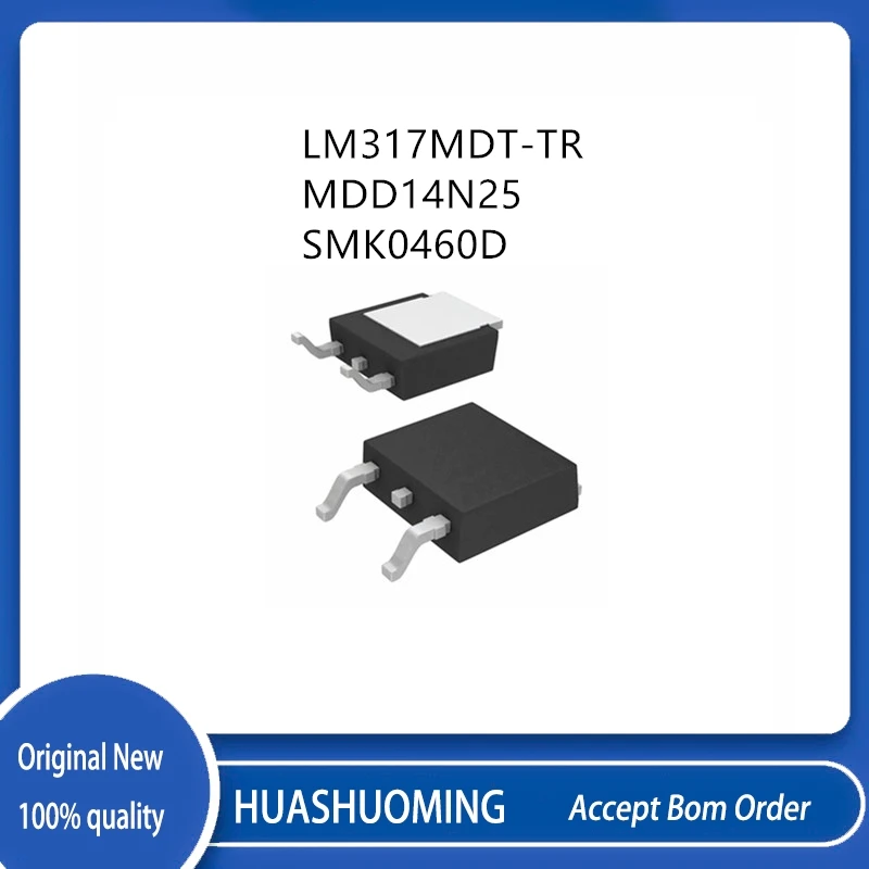 20Pcs/Lot   LM317MDT-TR LM317M  MDD14N25 SMK0460D SMK0460 0460  TO-252