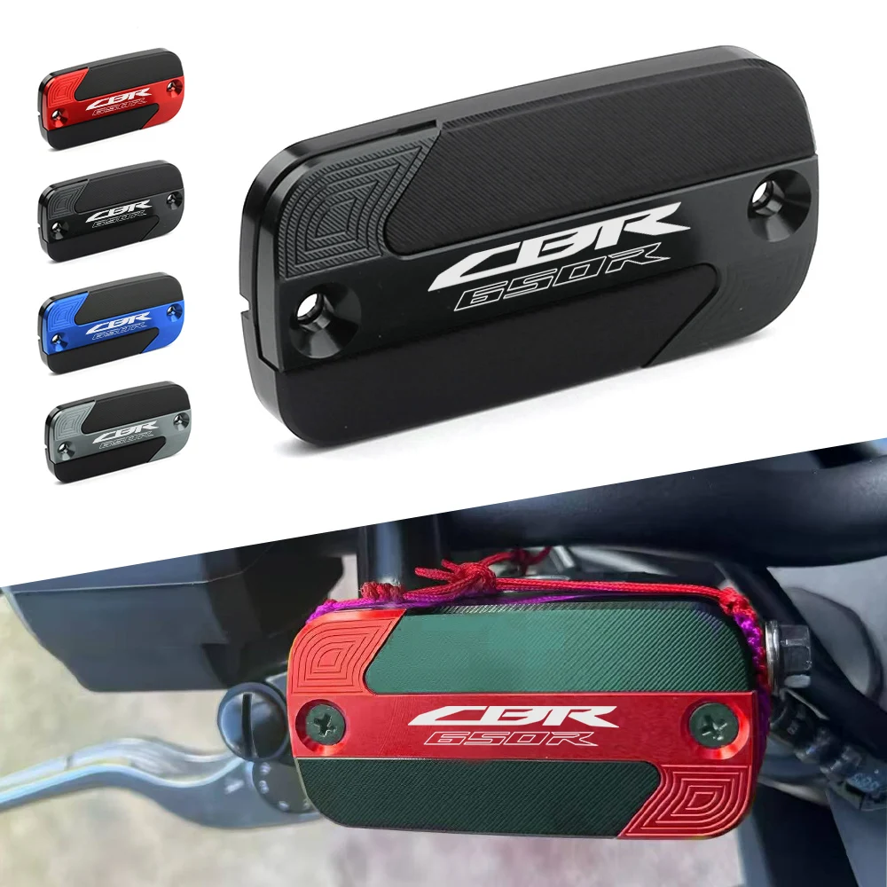 Accesorios para Moto 2026 Compatibles con Honda CBR CBR650R CBR 650 R, Tapa de Depósito de Líquido de Freno Delantero de Aluminio CNC
