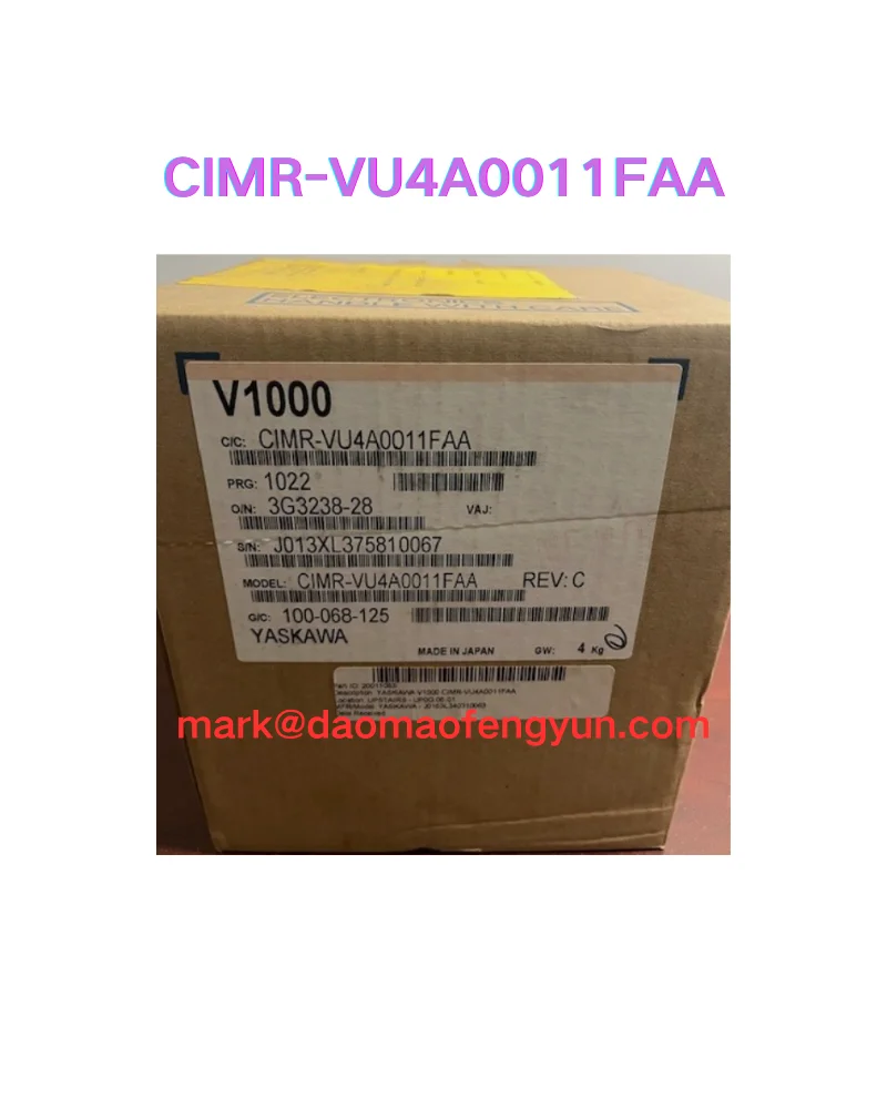 

CIMR-VU4A0011FAA Совершенно новый инвертор