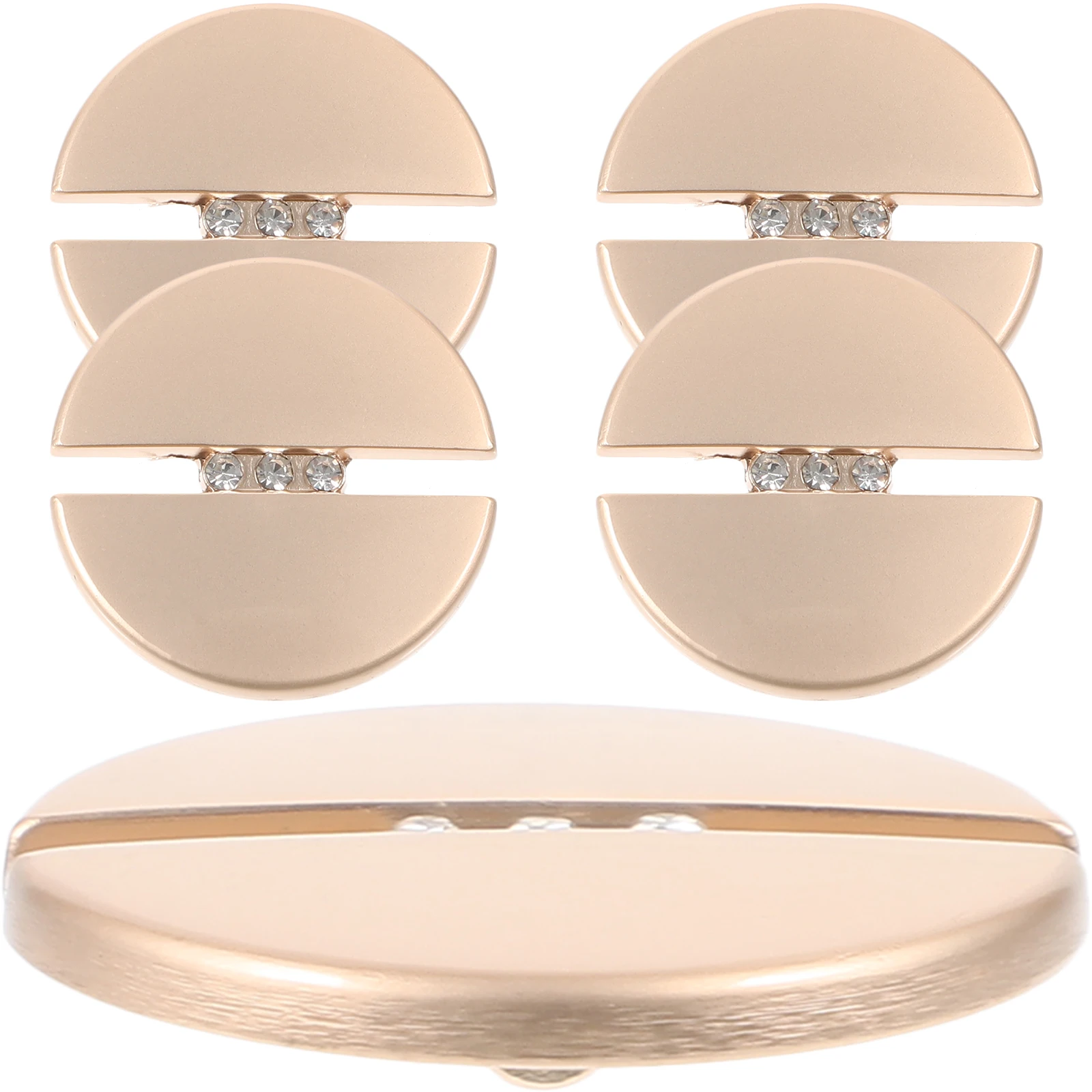 

5Pcs Zinc Alloy Sewing Buttons Rhinestone Retro Round Classic Suit Buttons for Men DIY Replacement Coat Shirt Decoration