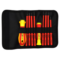 10 in 1 Multifunctional Screwdriver Set Insulation Electrician Screw Driver Bits Home Repair Screwdriver Bit Kit Hand Tool