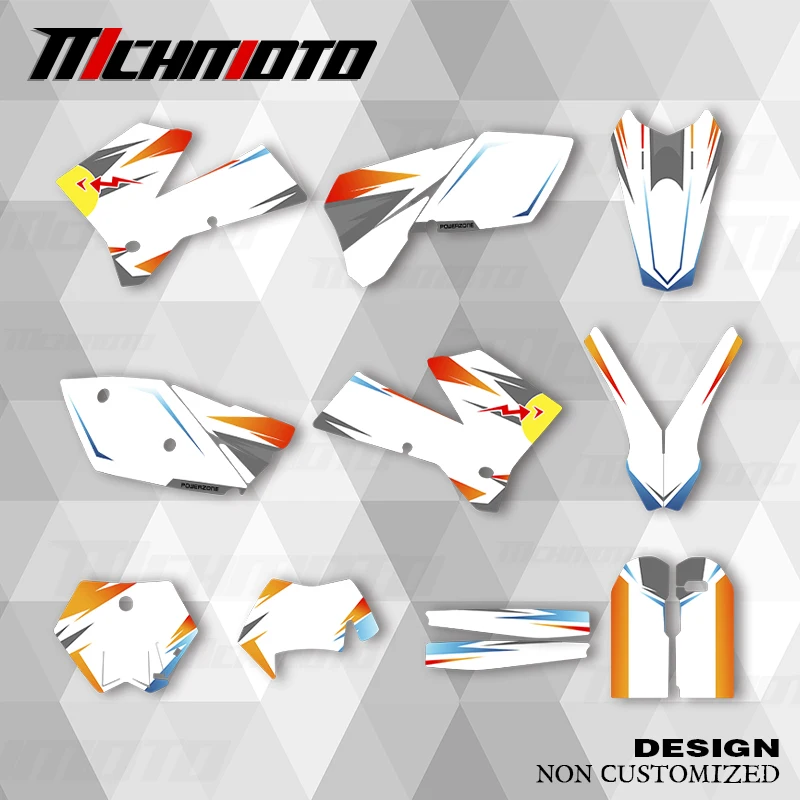

Графические наклейки MCHMFG, наклейки для мотоцикла, фон на заказ для KTM SXF 2005 2006 XCF 2006 2007 EXC 2005-2007 XCW 2006 2007
