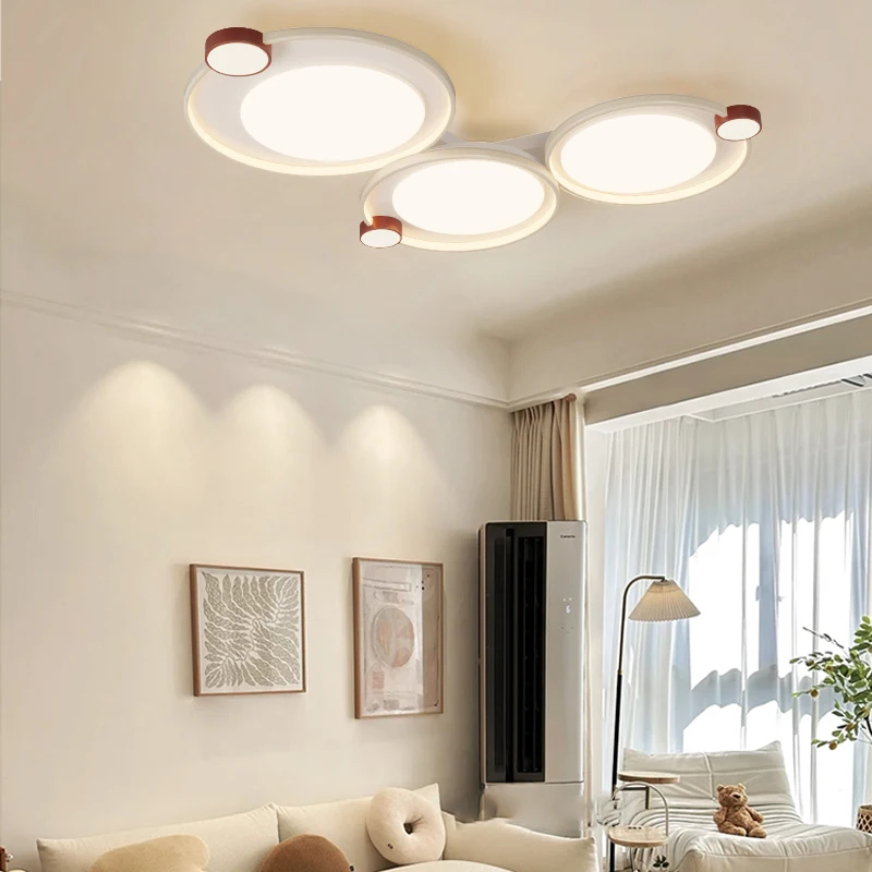 

Living Room Round Combination Large Ceiling Light Geometric Led Ceiling Lamp For Bedroom Hall Kitchen Indoor Lighting Fixtures