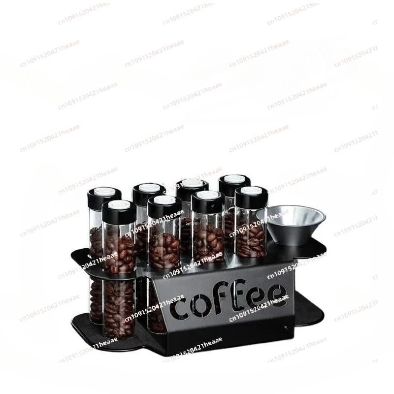 

Suitable forstorage jar Coffee beansubbottling,sealed jarsub-bottling, fragrant bottle sub-bottling tube storage rack set