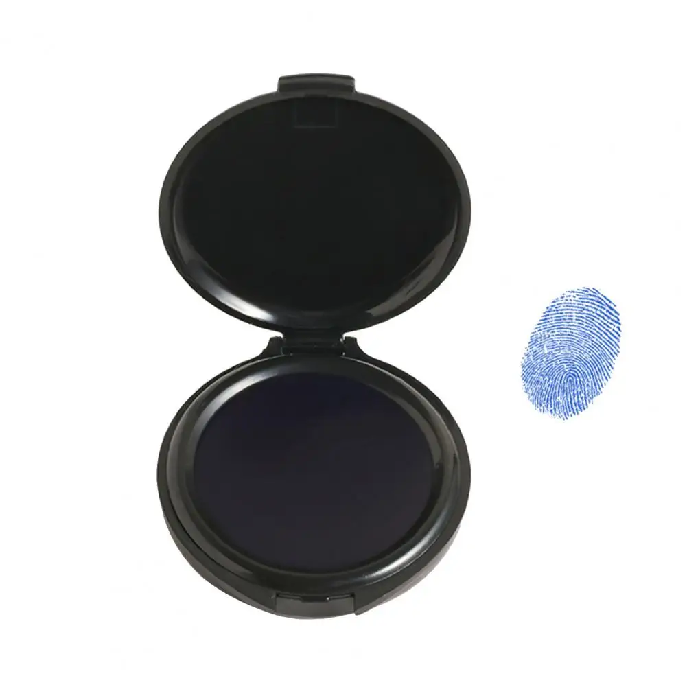 Fingerprint Ink Pad 3pcs Fingerprint Ink Pads for Id Security Notary Supplies Quick-drying Water for Thumbprint