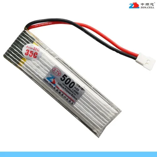 В 551760   500 мАч, 3,7 В, 40C, полимерная литиевая батарея, безфлайбарный вертолет, литий-ионный аккумулятор