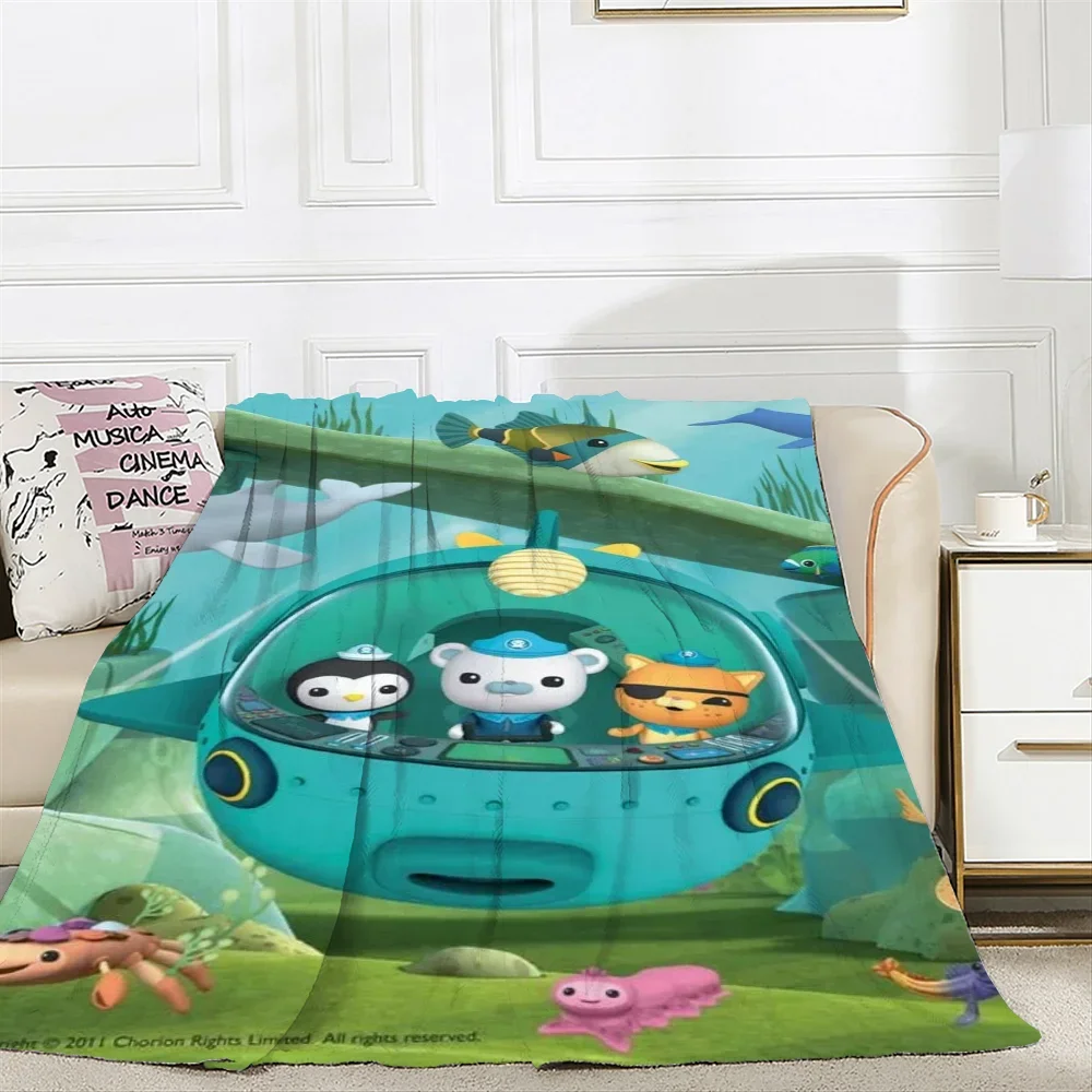 Summer Blanket King Size The Octonauts Throws Blankets for Sofa Luxury Bedding Interior for Home Beach Towel Fluffy Plaid Throw