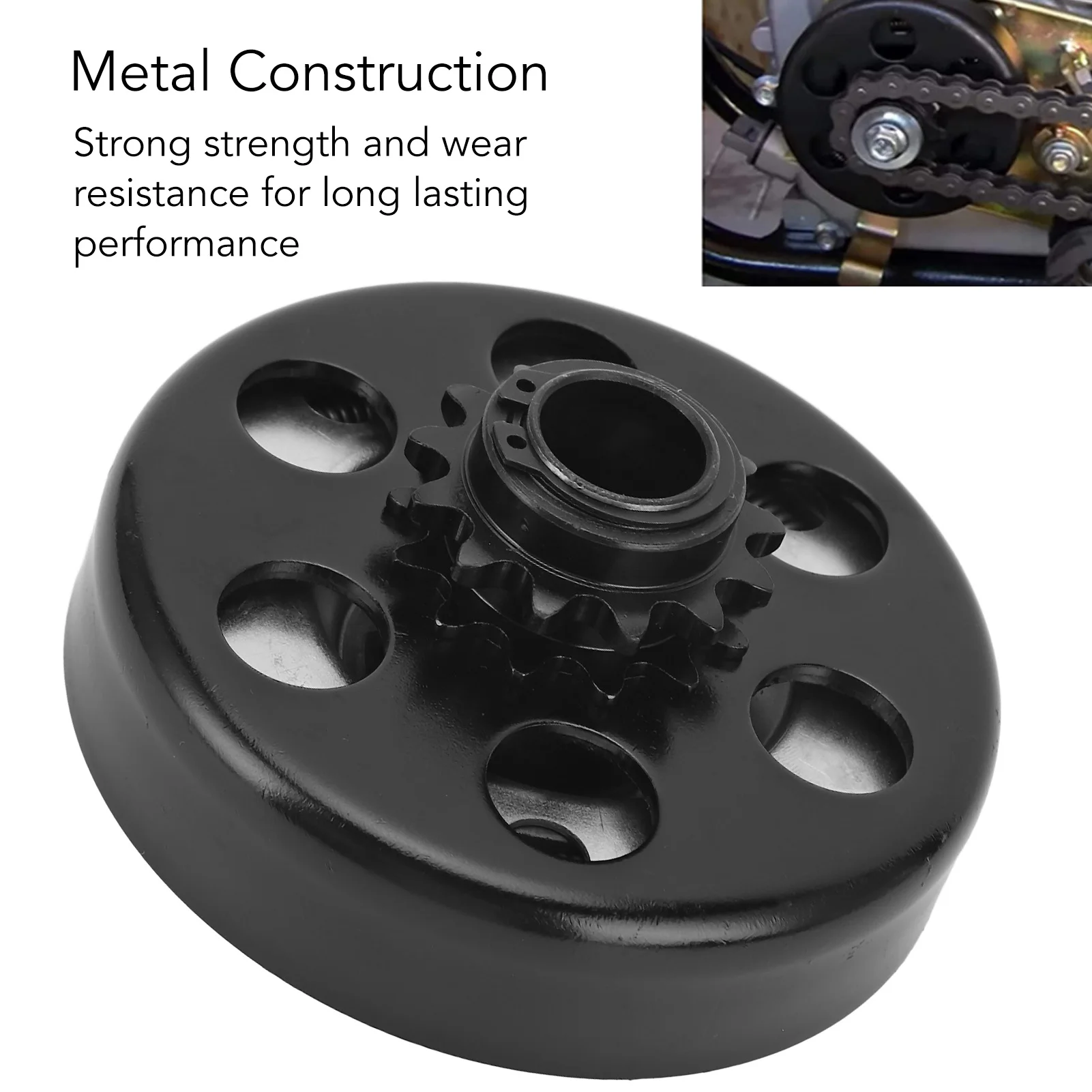 3-4インチボアゴーカートクラッチ13t-428チェーン高トルク遠心クラッチ、35～7hp-170fエンジン用