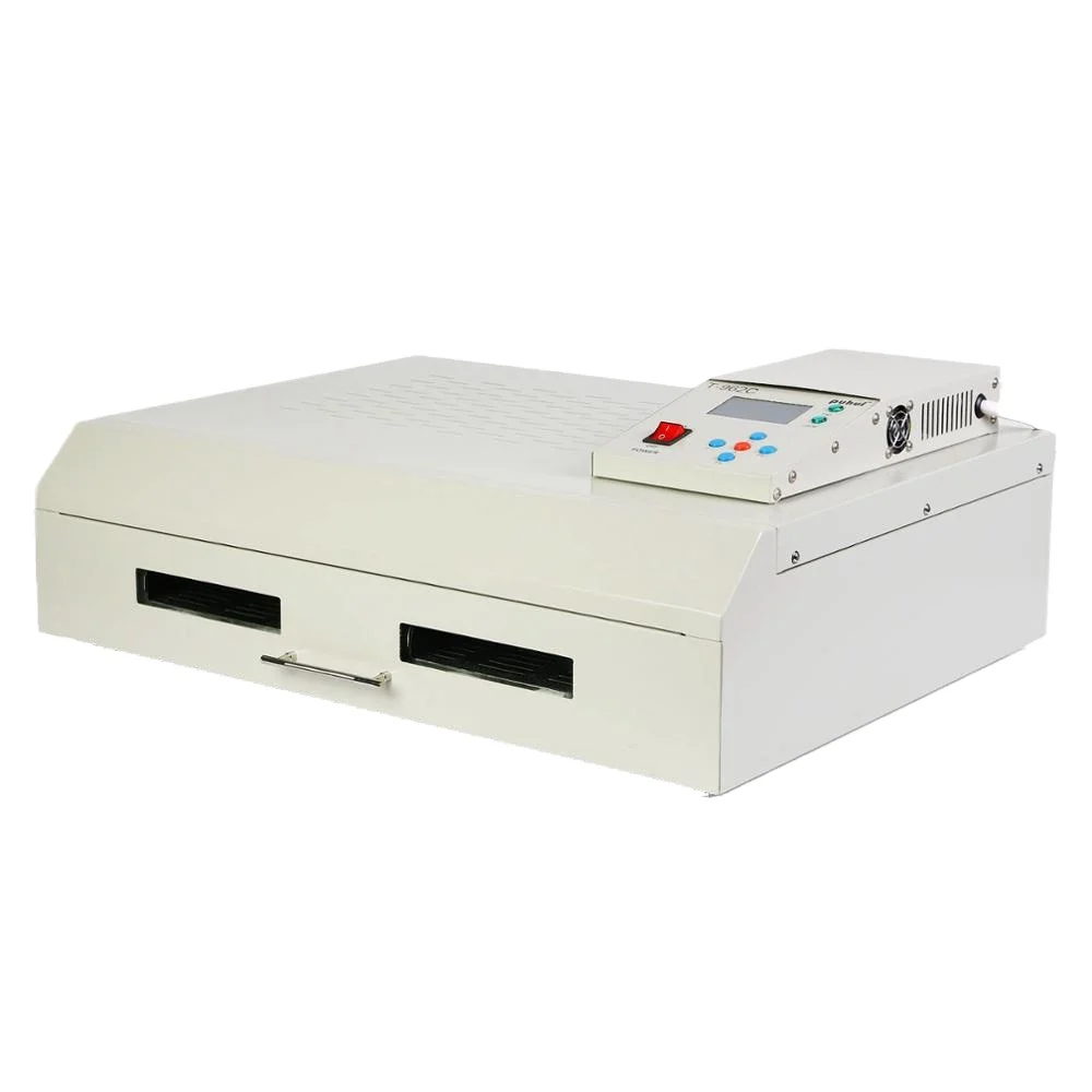 -p Desktop Reflow Oven Infrared Ic Heater with 400*600 mm Solder Area SMT Puhui T962C*