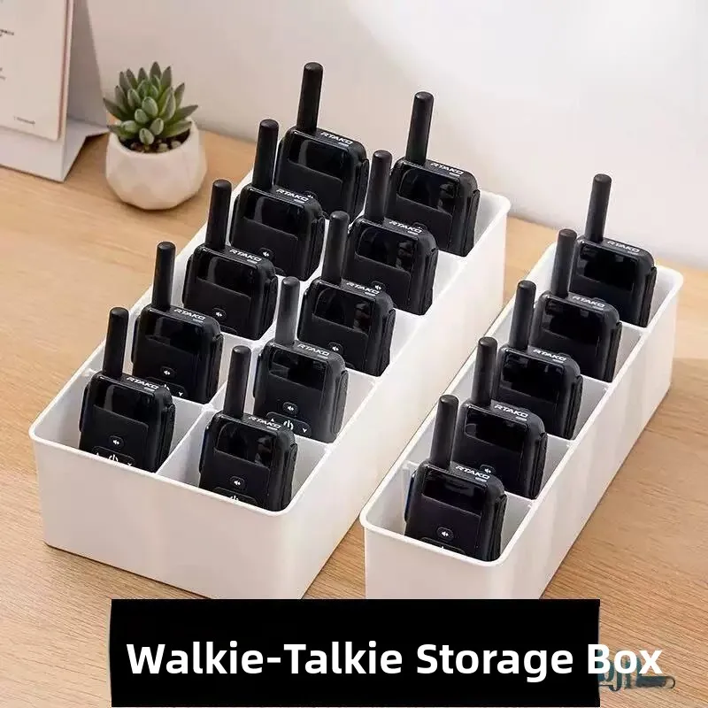 Desktop Miscellaneous Storage Box Property Security Room Walkie-Talkie Management Rectangular Office Workstation Organizer
