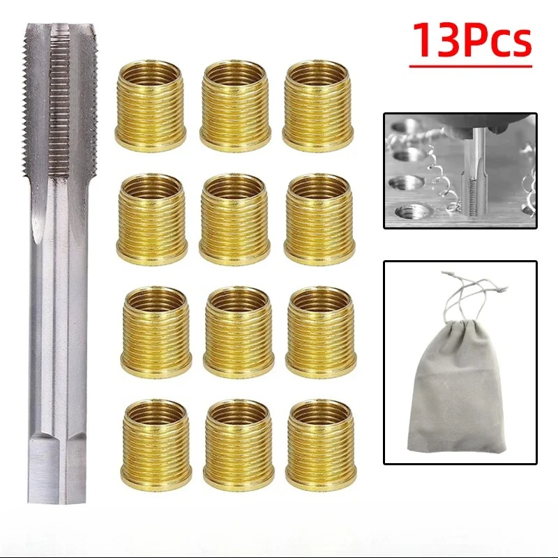 M14X1.25 Thread Inserts For Restoring Damaged Threads Car Pro Coil Tool Car Repair Tool Thread Repair Kit