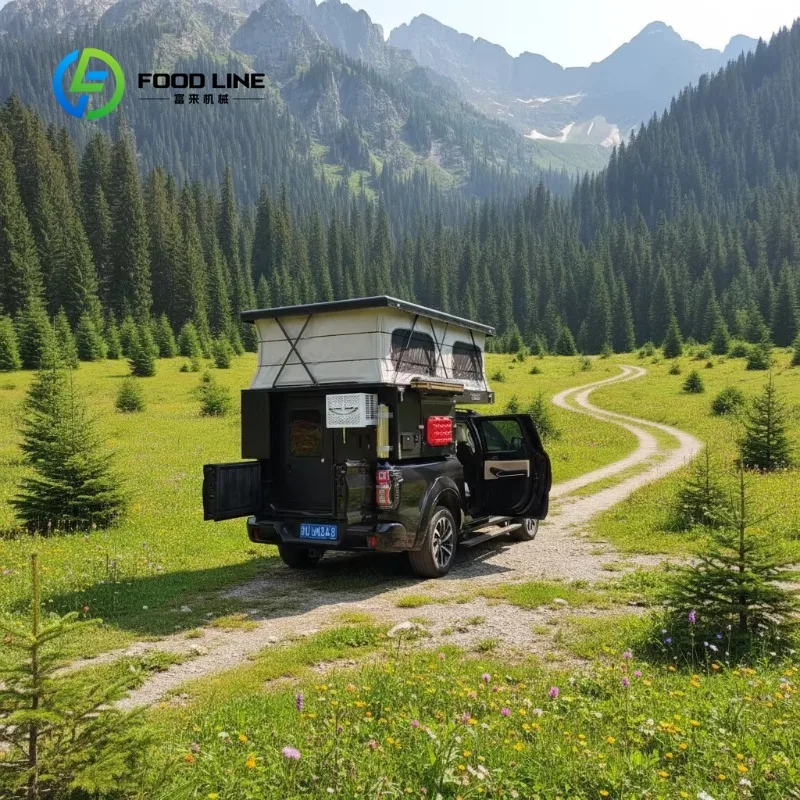Customized Long Trip Truck Camper With Extra Water And Fuel Storage Overland Camping Bulk Discounts Now