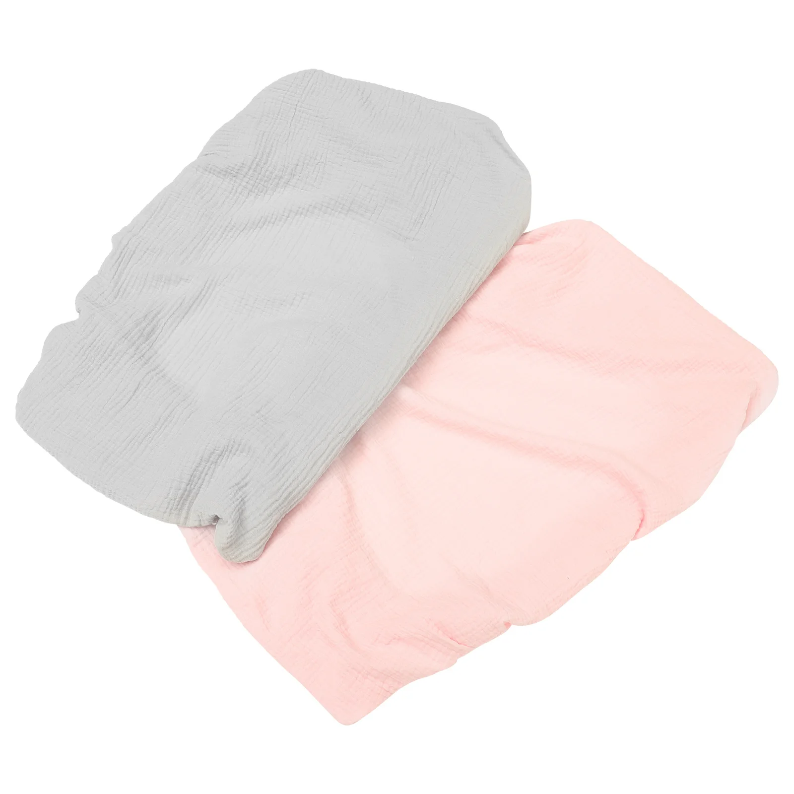 

2 шт., чехлы для пеленания, эластичные моющиеся съемные подгузники, пеленальный столик, простыни, многоразовые, мягкие, дышащие