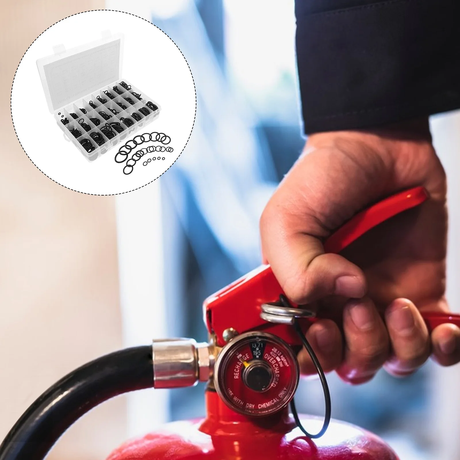 

1200Pcs Seal Kit Rubber O Ring Assortment Versatile Leak Repair Gasket Replacement Automotive Plumbing Industrial