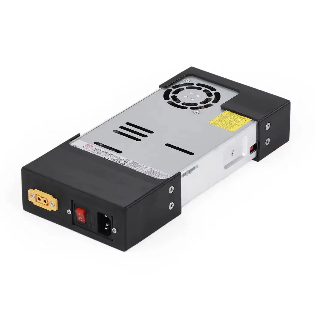 Power Adapter Kit for reBot Arm B601-RS, 600W 48V Switching Power Supply with Smart Fan, 90-264VAC, Universal Cords