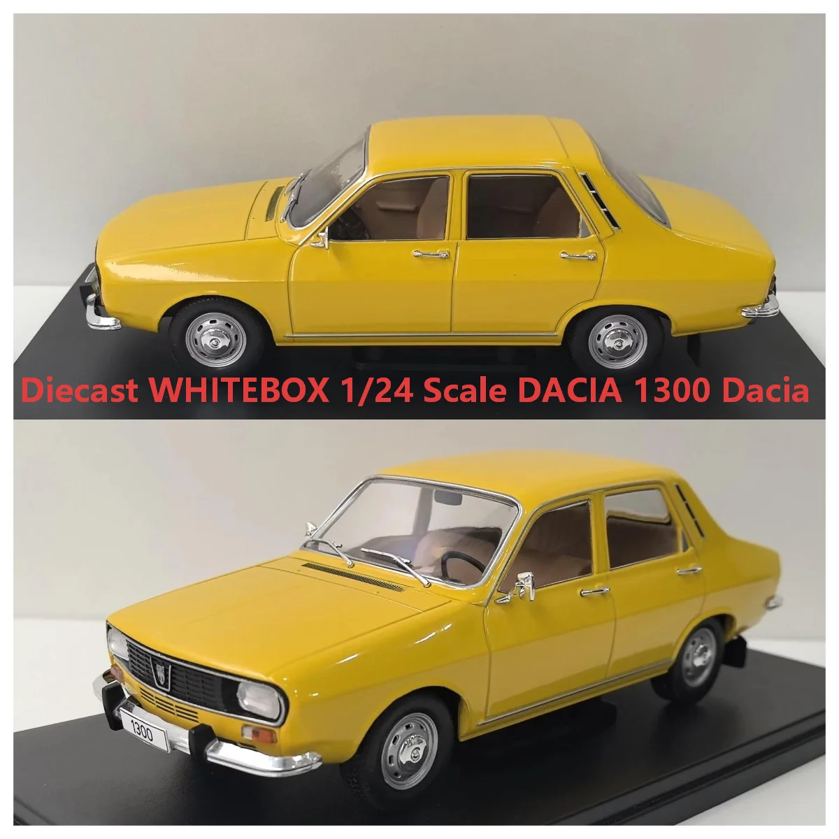 Diecast WHITEBOX 1/24 Maßstab DACIA 1300 Dacia Legierung Automodell Sammlerstück Geschenk Souvenir Deko-Ornament