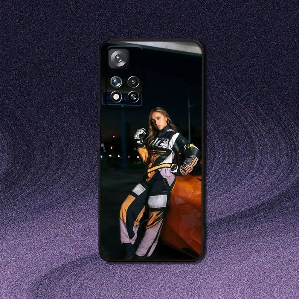 Tate Mcrae قريبة جدًا إلى ما حافظة هاتف لهاتف Samsung S 25,24,23,22,30,21,10,9,Ultra,Plus,Lite,FE,4,5G حافظة ناعمة سوداء