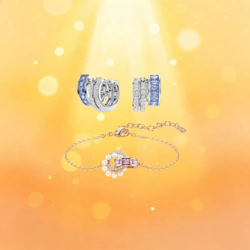 

2026 New Arrival Zircon Exquisite Jewelry Set for Her,Holiday Gift,Minimalist Set,Niche Design,High-End,Limited Offer