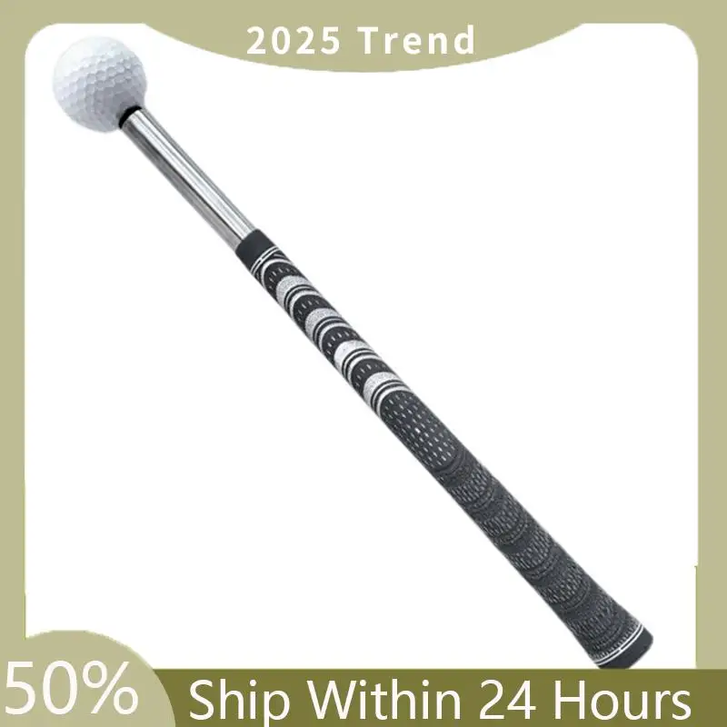 

A35F New 1 PCS Golf Swing Trainer Exerciser Aid Adjustable Portable Golf Training Aid White