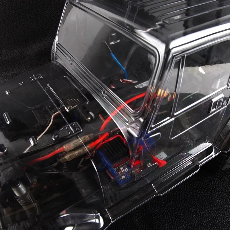 

D1RC TRX4 Автомобильный корпус JEEP Автомобильный корпус 324, колесная база Traxxas, корпус автомобиля, прозрачный автомобильный корпус